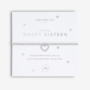 A LITTLE | SWEET SIXTEEN | Silver | Bracelet - Zebra Blush