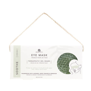 Essentials Gel Cooling Eye Mask - Green - Zebra Blush