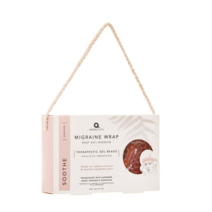 Essentials Gel Warming Migraine Band - Pink - Zebra Blush