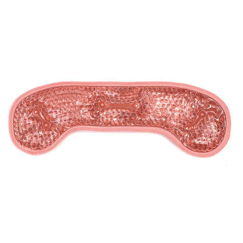 Essentials Gel Warming Migraine Band - Pink - Zebra Blush