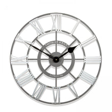 Load image into Gallery viewer, 24&quot; Evening Star Skeleton Clock - Zebra Blush
