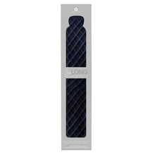 Load image into Gallery viewer, Navy Cable Knit - Long Hot Water Bottle - Zebra Blush
