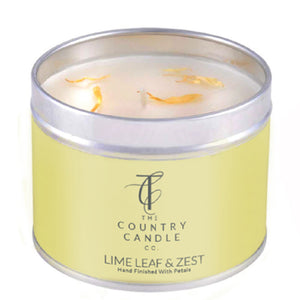 Lime Leaf & Zest Tin Candle