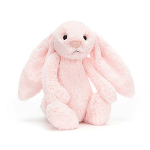 Bashful Pink Bunny-Medium - Zebra Blush