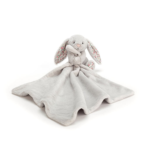 Blossom Silver Bunny Soother - Zebra Blush