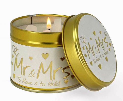 Mr & Mrs Scented Candle - Zebra Blush