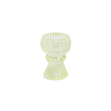 Load image into Gallery viewer, Boho Green Glass Candle Holder
