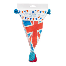 Load image into Gallery viewer, Royal Union Jack Flag Cotton Bunting - 3m
