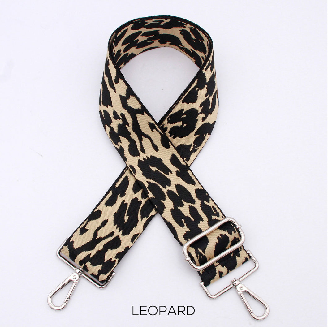 Leopard Bag Strap - 003 - Zebra Blush