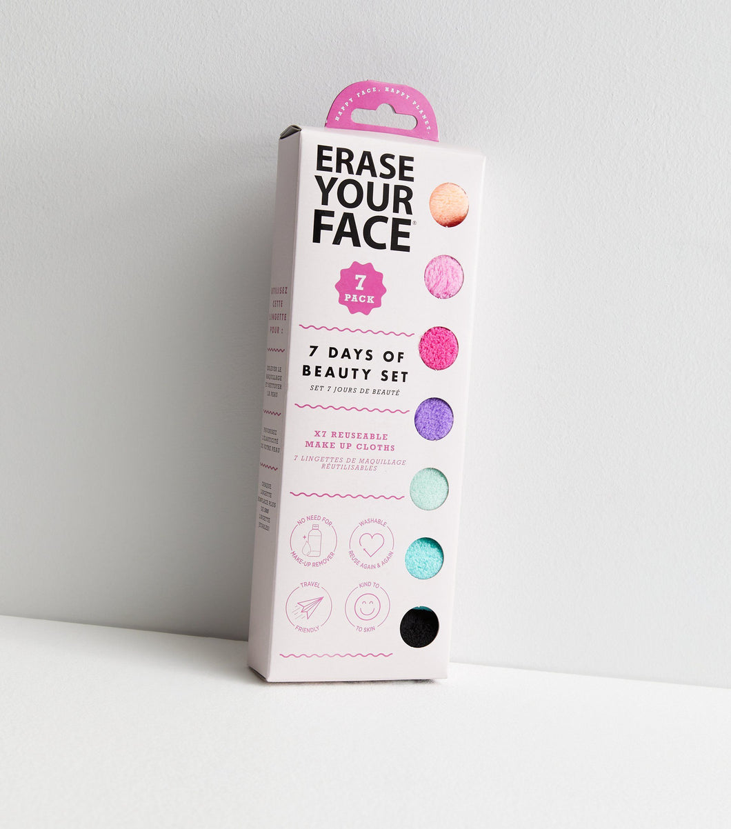 Erase your Face- Make Up Removing Cloths - Brights - 7pk