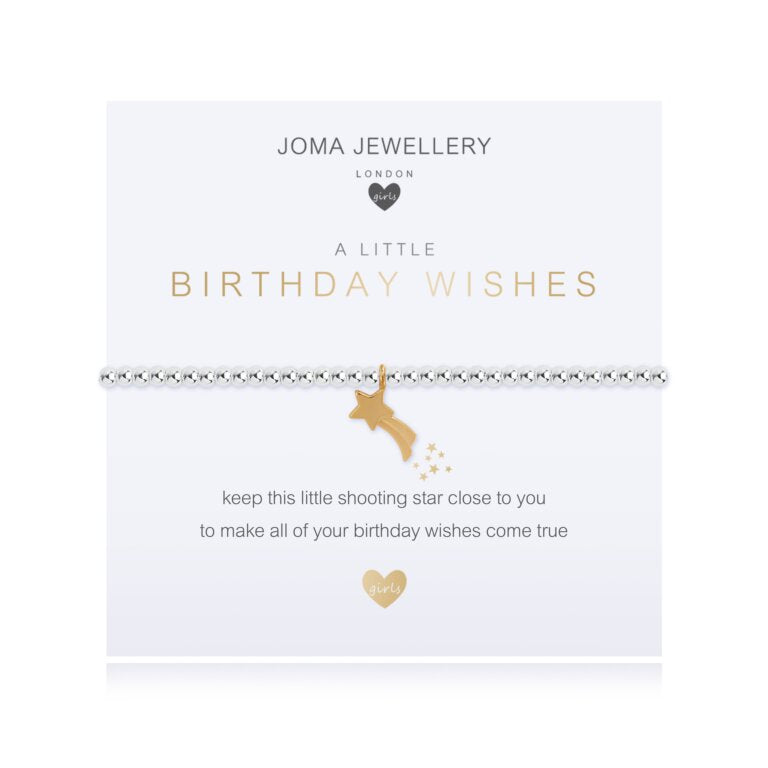 A Little Birthday Wishes Silver Bracelet