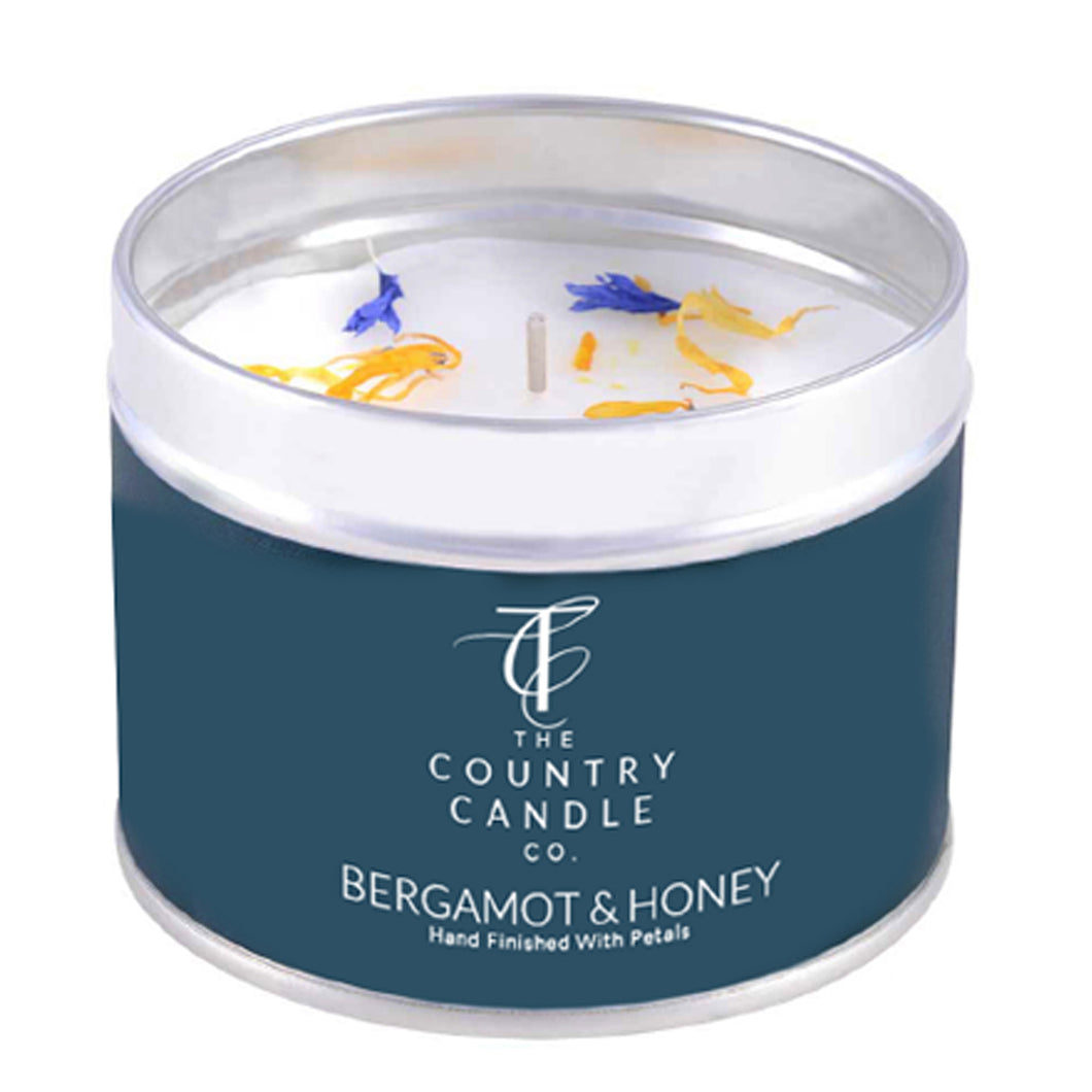 Bergamot & Honey Tin Candle