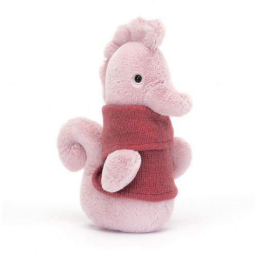 Cozy Crew Seahorse - Zebra Blush