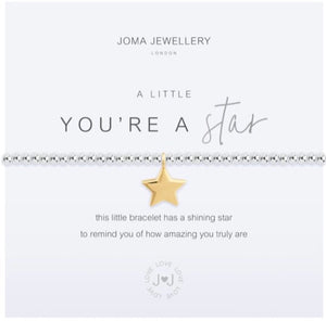 A Little You’re A Star Bracelet - Zebra Blush