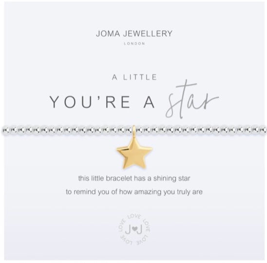 A Little You’re A Star Bracelet - Zebra Blush