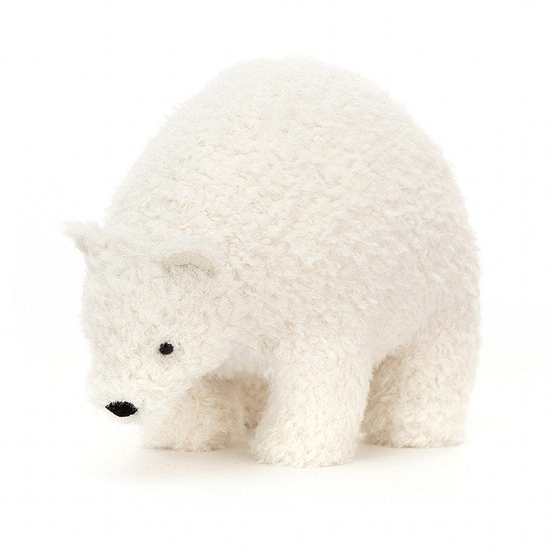 Wistful Polar Bear - Small - Zebra Blush