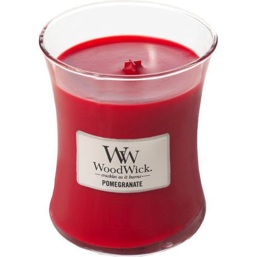 Pomegranate Woodwick Medium Candle - Zebra Blush