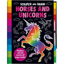 Load image into Gallery viewer, SCRATCH AND DRAW HORSES &amp; UNICORNS
