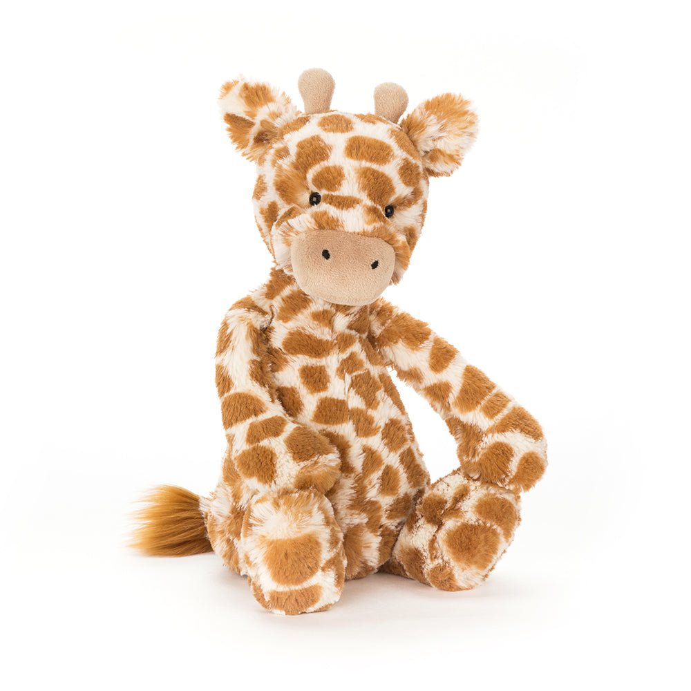 Bashful Giraffe-Medium - Zebra Blush