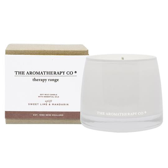 Uplift Therapy Candle Sweet Lime and Mandarin. - Zebra Blush
