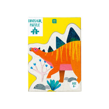 Load image into Gallery viewer, Dinosaur Stegosaurus Shaped Puzzles 54 Pieces - Zebra Blush
