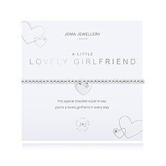 A LITTLE | LOVELY GIRLFRIEND | Silver | Bracelet | 17.5cm stretch - Zebra Blush