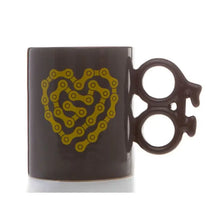 Load image into Gallery viewer, BIKE MUG - HEART CHAIN - Zebra Blush
