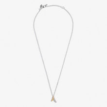 Load image into Gallery viewer, A Little Feathers Appear When Loved One’s Are Near Silver and Gold Necklace
