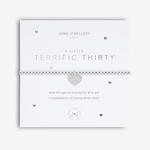 A LITTLE | TERRIFIC THIRTY | Silver | Bracelet - Zebra Blush