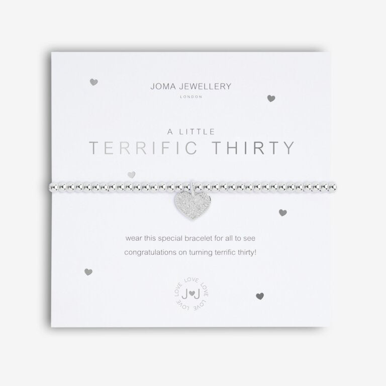 A LITTLE | TERRIFIC THIRTY | Silver | Bracelet - Zebra Blush
