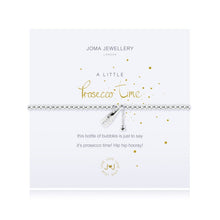 Load image into Gallery viewer, A LITTLE PROSECCO TIME silver bracelet

