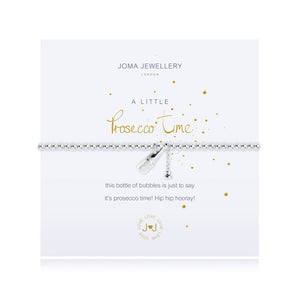 A LITTLE PROSECCO TIME silver bracelet