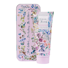 Load image into Gallery viewer, Flower Of Focus Shea Butter Hand Cream 100ml in Tin
