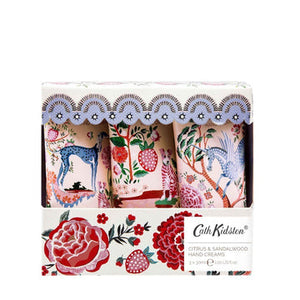Cath Kidston Artists Kingdom Hand Cream Trio (3x30ml) - Zebra Blush
