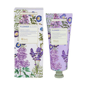 RHS Lavender Garden Shea Butter & Glycerin Scented Everyday Hand Cream 100ml - Zebra Blush