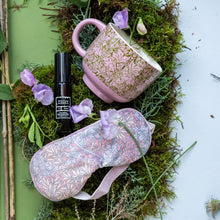 Load image into Gallery viewer, WMAH Forest Bathing Take a Breath Set (Fina China Mug, Velvet Lavender Filled Eye Mask, Body &amp; Space Mist 30ml)
