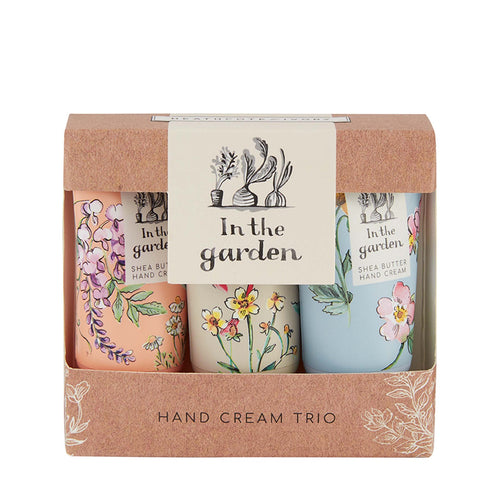 In The Garden Hand Cream Trio - Zebra Blush