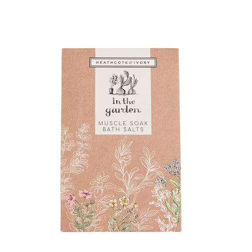 In The Garden Muscle Soak Bath Salts - Zebra Blush