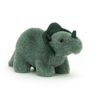 Fossilly Triceratops - Zebra Blush