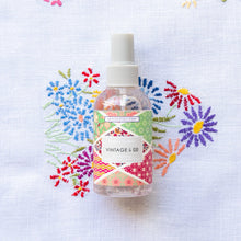 Load image into Gallery viewer, Vintage &amp; Co Fabric &amp; Flowers  150ml Moisturising Antibacterial Hand Spray (FLAMMABLE -  DG UN 1170) - Zebra Blush
