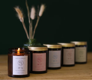 MOJO PEONY & JASMIN CANDLE NO 24 -150g small - Zebra Blush