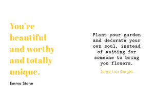 YOU ARE AMAZING (SUMMERSDALE YELLOW) - Zebra Blush