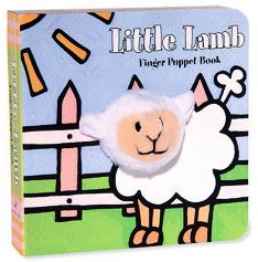 LITTLE LAMB FINGER PUPPET BOOK - Zebra Blush