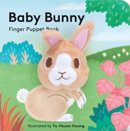 BABY BUNNY FINGER PUPPET BOOK - Zebra Blush