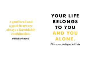 YOU ARE AMAZING (SUMMERSDALE YELLOW) - Zebra Blush