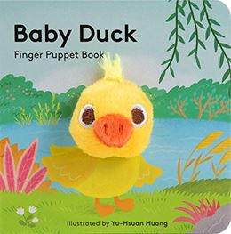 BABY DUCK FINGER PUPPET BOOK - Zebra Blush
