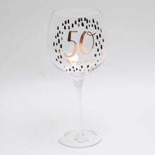 Load image into Gallery viewer, Luxe Birthday Gin Glass
