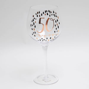 Luxe Birthday Gin Glass
