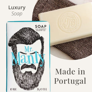 Mr Manly Soap – Sage 200g - Zebra Blush