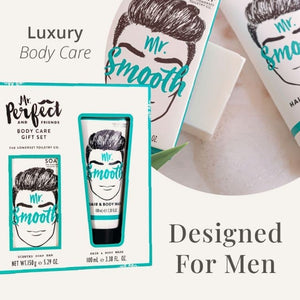 Mr Smooth Soap & Body Wash Gift Set – Black Pepper and Ginger - Zebra Blush
